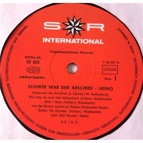 Картинка  Виниловые пластинки  Heino – Schwer War Der Abschied / 92853 в  Vinyl Play магазин LP и CD   06488 2 