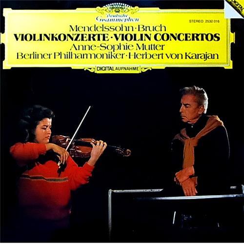  Vinyl records  Herbert Von Karajan, Anne-Sophie Mutter – Violinkonzerte - Mendelssohn - Bruch / 28MG0184 in Vinyl Play магазин LP и CD  02031 