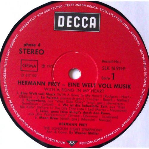 Картинка  Виниловые пластинки  Hermann Prey – Eine Welt Voll Musik / SLK 16911-P в  Vinyl Play магазин LP и CD   05424 2 