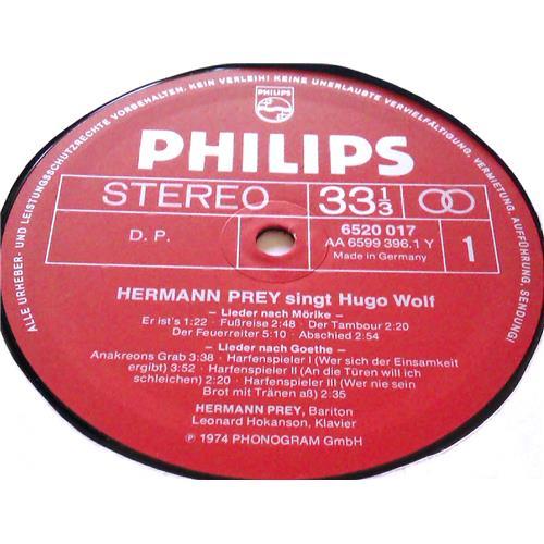 Картинка  Виниловые пластинки  Hermann Prey – Hermann Prey Singt Hugo Wolf / 6520 017 в  Vinyl Play магазин LP и CD   05976 2 