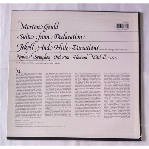 Картинка  Виниловые пластинки  Howard Mitchell – Morton Gould: Suite From Declaration, Jekyll And Hyde Variations / AGL1-4804 в  Vinyl Play магазин LP и CD   06593 1 