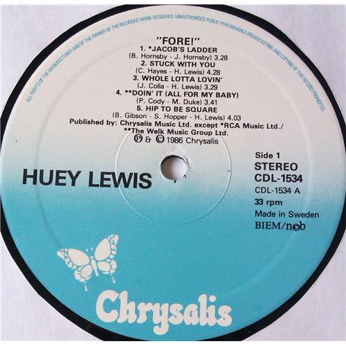 Картинка  Виниловые пластинки  Huey Lewis And The News – Fore! / CDL 1534 в  Vinyl Play магазин LP и CD   05914 4 