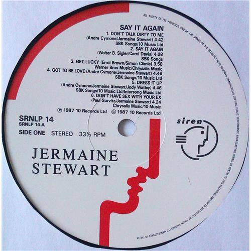 Картинка  Виниловые пластинки  Jermaine Stewart – Say It Again / SRNLP 14 в  Vinyl Play магазин LP и CD   04859 4 