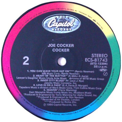 Картинка  Виниловые пластинки  Joe Cocker – Cocker / ECS-81743 в  Vinyl Play магазин LP и CD   04513 5 