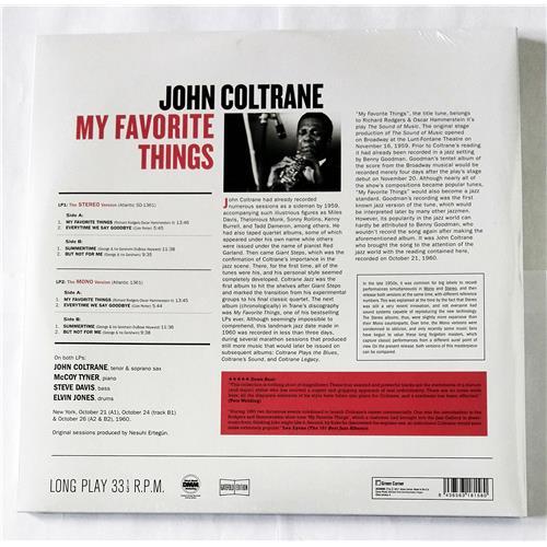 Картинка  Виниловые пластинки  John Coltrane – My Favorite Things - The Stereo & Mono Versions / 200896 / Sealed в  Vinyl Play магазин LP и CD   08525 1 