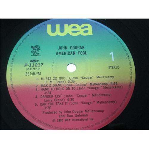 Картинка  Виниловые пластинки  John Cougar Mellencamp – American Fool / WEA 57004 в  Vinyl Play магазин LP и CD   04014 2 