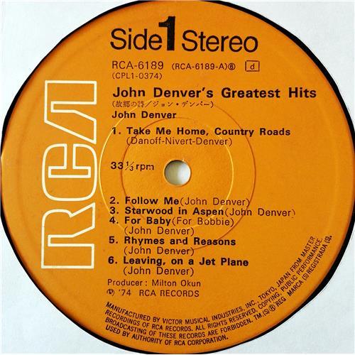  Vinyl records  John Denver – John Denver's Greatest Hits / RCA-6189 picture in  Vinyl Play магазин LP и CD  07690  4 