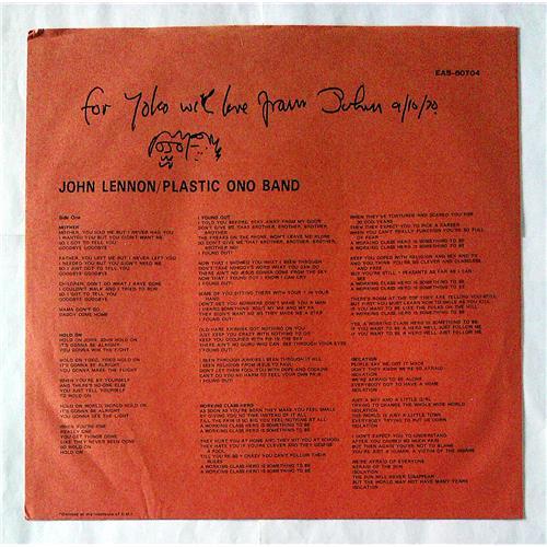  Vinyl records  John Lennon / Plastic Ono Band – John Lennon / Plastic Ono Band / EAS-80704 picture in  Vinyl Play магазин LP и CD  07175  4 