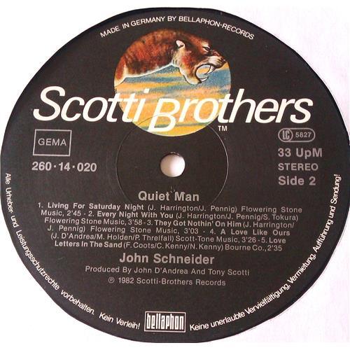 Картинка  Виниловые пластинки  John Schneider – Quiet Man / 260-14-020 в  Vinyl Play магазин LP и CD   06703 3 