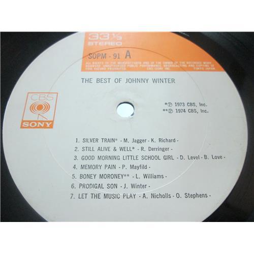Картинка  Виниловые пластинки  Johnny Winter – The Best Of Johnny Winter / SOPM 91 в  Vinyl Play магазин LP и CD   03410 2 