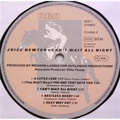  Vinyl records  Juice Newton – Can't Wait All Night / PL84995 picture in  Vinyl Play магазин LP и CD  06442  4 