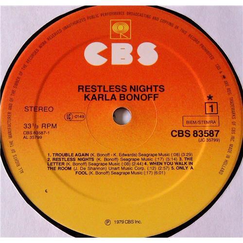 Картинка  Виниловые пластинки  Karla Bonoff – Restless Nights / CBS 83587 в  Vinyl Play магазин LP и CD   06989 3 