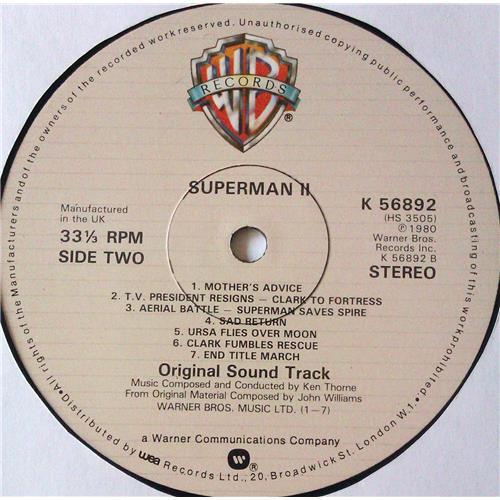  Vinyl records  Ken Thorne – Superman II (Original Soundtrack) / K56892 picture in  Vinyl Play магазин LP и CD  05617  3 