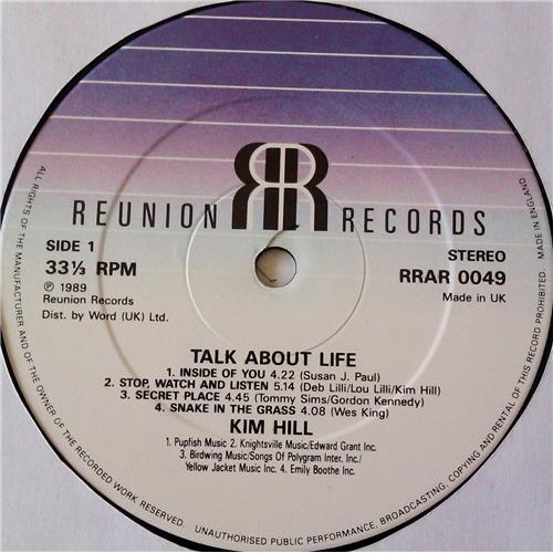  Vinyl records  Kim Hill – Talk About Life / RRAR 0049 picture in  Vinyl Play магазин LP и CD  06932  2 