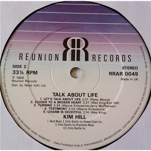  Vinyl records  Kim Hill – Talk About Life / RRAR 0049 picture in  Vinyl Play магазин LP и CD  06932  3 