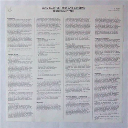 Картинка  Виниловые пластинки  Latin Quarter – Mick And Caroline / ZL71294 в  Vinyl Play магазин LP и CD   04371 4 