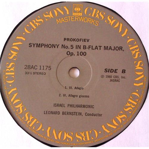 Картинка  Виниловые пластинки  Leonard Bernstein And Israel Philharmonic – Prokofiev: Symphony No. 5 In B-Flat Major, Op. 100 / 28AC 1175 в  Vinyl Play магазин LP и CD   06854 3 