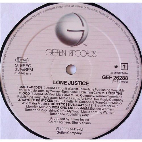  Vinyl records  Lone Justice – Lone Justice / GEF 26288 picture in  Vinyl Play магазин LP и CD  06980  4 