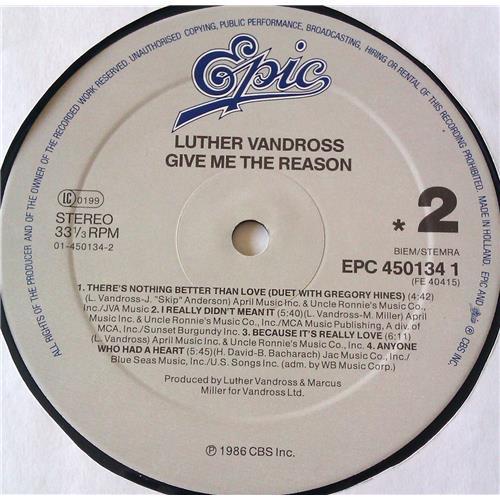  Vinyl records  Luther Vandross – Give Me The Reason / EPC 450134 1 picture in  Vinyl Play магазин LP и CD  06718  7 