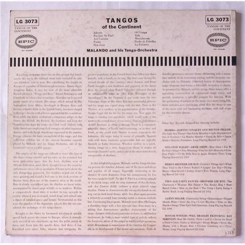  Vinyl records  Malando And His Tango Orchestra – Tangos Of The Continent / LG 3073 picture in  Vinyl Play магазин LP и CD  05675  1 