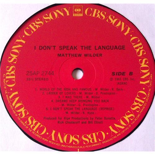 Картинка  Виниловые пластинки  Matthew Wilder – I Don't Speak The Language / 25AP 2744 в  Vinyl Play магазин LP и CD   05761 4 