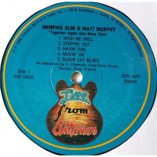 Картинка  Виниловые пластинки  Memphis Slim And Matt Murphy – Together Again One More Time / ANT0003 в  Vinyl Play магазин LP и CD   05447 2 