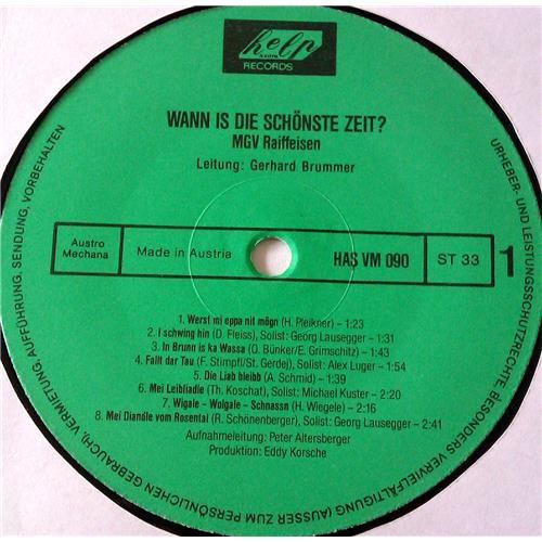  Vinyl records  MGV Raiffeisen – Wann Is Die Schonste Zeit / HAS VM 090 picture in  Vinyl Play магазин LP и CD  06950  2 