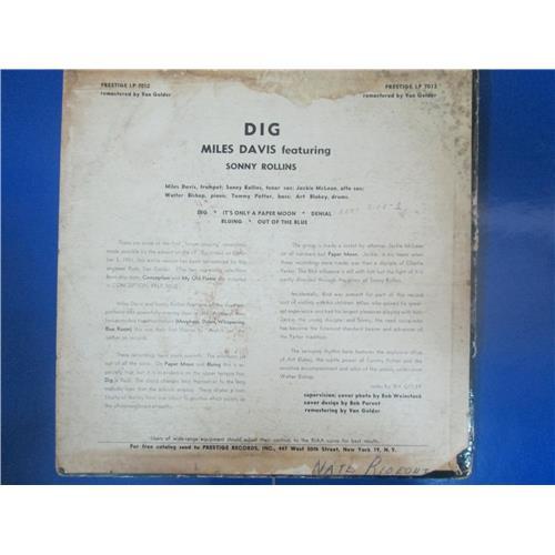  Vinyl records  Miles Davis Featuring Sonny Rollins – Dig / LP 7012 picture in  Vinyl Play магазин LP и CD  02086  1 