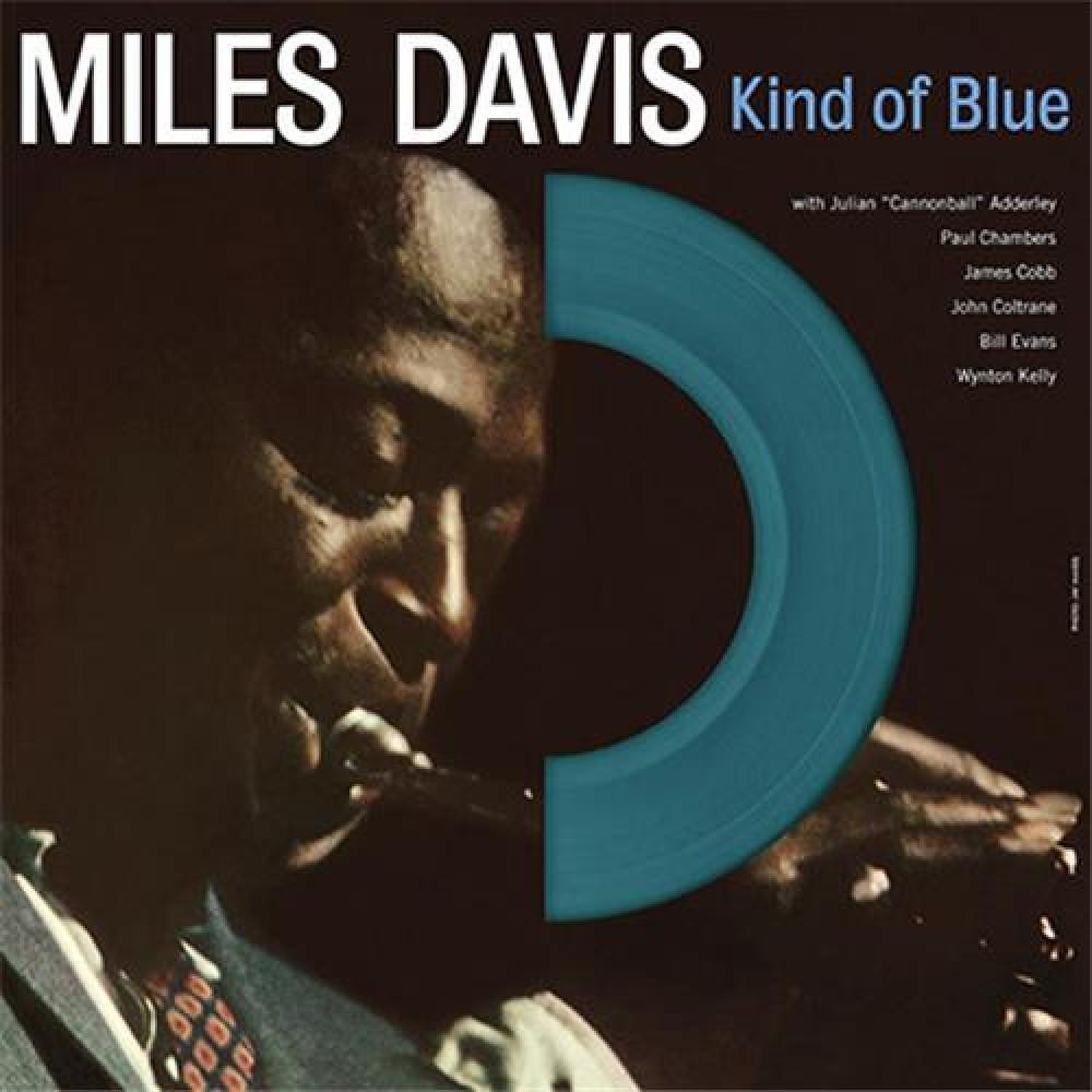 Miles davis blue miles. Miles Davis - kind of Blue (1959). Kind of Blue Майлз Дэвис джазовые альбомы. Майлз Девис альбом kind of Blue. Голубая пластинка виниловая Майлз Дэвис.