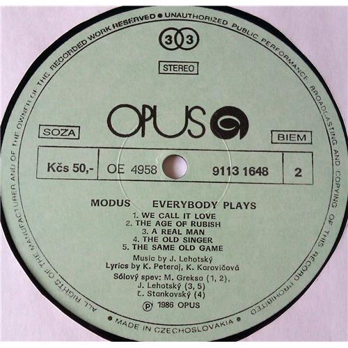  Vinyl records  Modus – Everybody Plays / 9113 1648 picture in  Vinyl Play магазин LP и CD  05915  3 