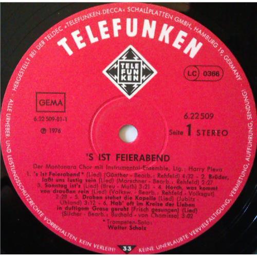  Vinyl records  Montanara Chor – 'S Ist Feierabend / 6.22 509 picture in  Vinyl Play магазин LP и CD  04219  2 