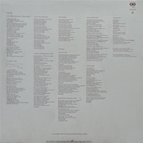Картинка  Виниловые пластинки  Paul Simon – Still Crazy After All These Years / SOPO 102 в  Vinyl Play магазин LP и CD   00669 1 