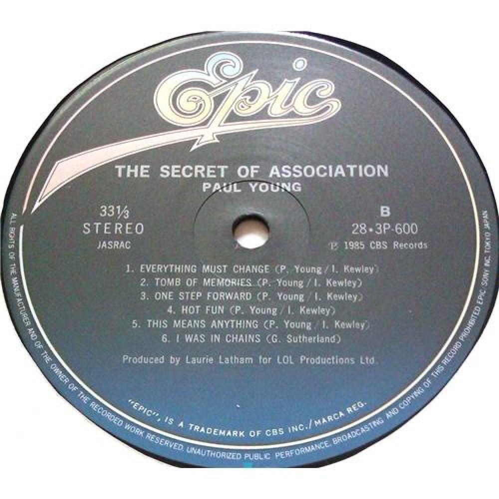 Paul records. Paul young the Secret of Association. Paul young – the Secret of Association 1985 слушать.
