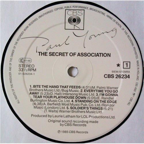 Картинка  Виниловые пластинки  Paul Young – The Secret Of Association / CBS 26234 в  Vinyl Play магазин LP и CD   04798 4 