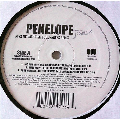 Картинка  Виниловые пластинки  Penelope Jones – Miss Me With That Foolishness Remix / B0006885-11 / Sealed в  Vinyl Play магазин LP и CD   07114 1 