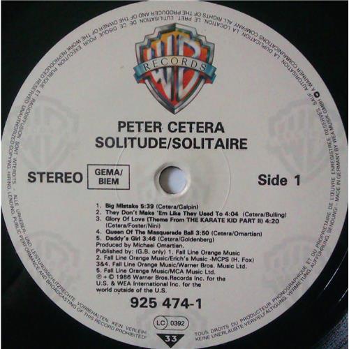 Картинка  Виниловые пластинки  Peter Cetera – Solitude / Solitaire / 925 474-1 в  Vinyl Play магазин LP и CD   04353 4 