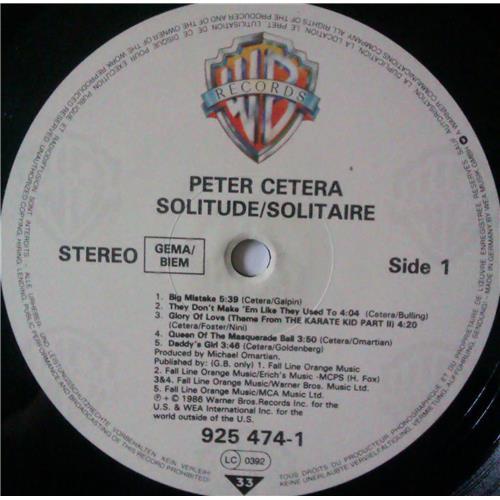 Картинка  Виниловые пластинки  Peter Cetera – Solitude / Solitaire / 925 474-1 в  Vinyl Play магазин LP и CD   04354 4 