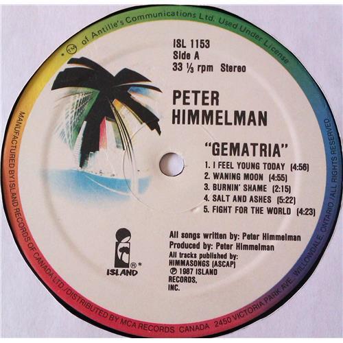 Картинка  Виниловые пластинки  Peter Himmelman – Gematria / ISL 1153 в  Vinyl Play магазин LP и CD   06985 4 