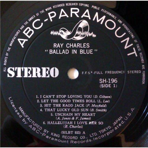 Картинка  Виниловые пластинки  Ray Charles – Ballad In Blue / SH 196 в  Vinyl Play магазин LP и CD   03962 4 