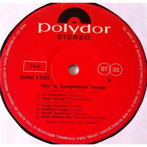 Картинка  Виниловые пластинки  Ricardo Santos And His Orchestra – This Is Symphonic Tango / SLPM-1203 в  Vinyl Play магазин LP и CD   06923 3 