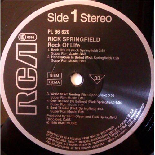  Vinyl records  Rick Springfield – Rock Of Life / PL86620 picture in  Vinyl Play магазин LP и CD  04370  4 
