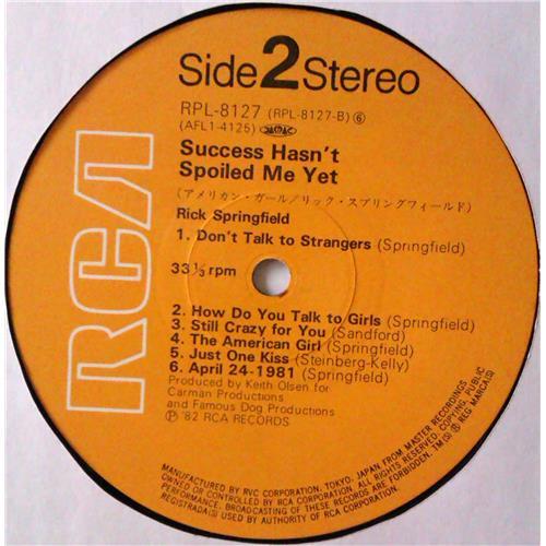  Vinyl records  Rick Springfield – Success Hasn't Spoiled Me Yet / RPL-8127 picture in  Vinyl Play магазин LP и CD  04794  5 