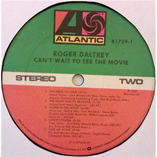 Картинка  Виниловые пластинки  Roger Daltrey – Can't Wait To See The Movie / 81759-1 в  Vinyl Play магазин LP и CD   04762 5 