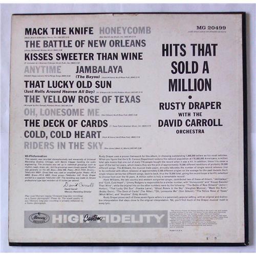 Картинка  Виниловые пластинки  Rusty Draper With The David Carroll Orchestra – Hits That Sold A Million / MG 20499 в  Vinyl Play магазин LP и CD   05794 1 