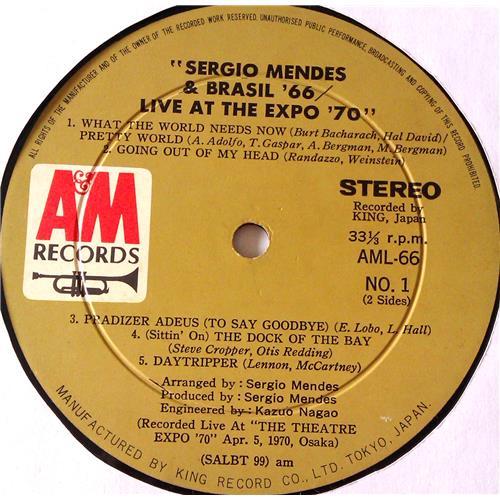 Картинка  Виниловые пластинки  Sergio Mendes & Brasil '66 – Live At Expo'70 / AML-66 в  Vinyl Play магазин LP и CD   06834 6 