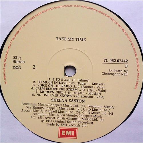  Vinyl records  Sheena Easton – Take My Time / 7C 062-07442 picture in  Vinyl Play магазин LP и CD  06005  3 