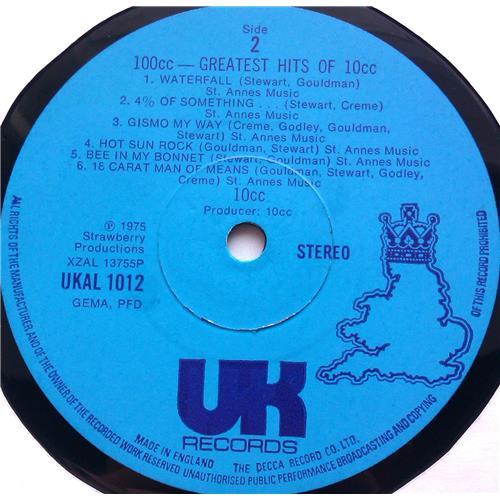 Картинка  Виниловые пластинки  Ten cc – 100cc Greatest Hits Of 10cc / UKAL 1012 в  Vinyl Play магазин LP и CD   06156 3 