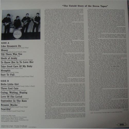 Картинка  Виниловые пластинки  The Beatles – The Decca Tapes / DOS634HP / Sealed в  Vinyl Play магазин LP и CD   06447 1 