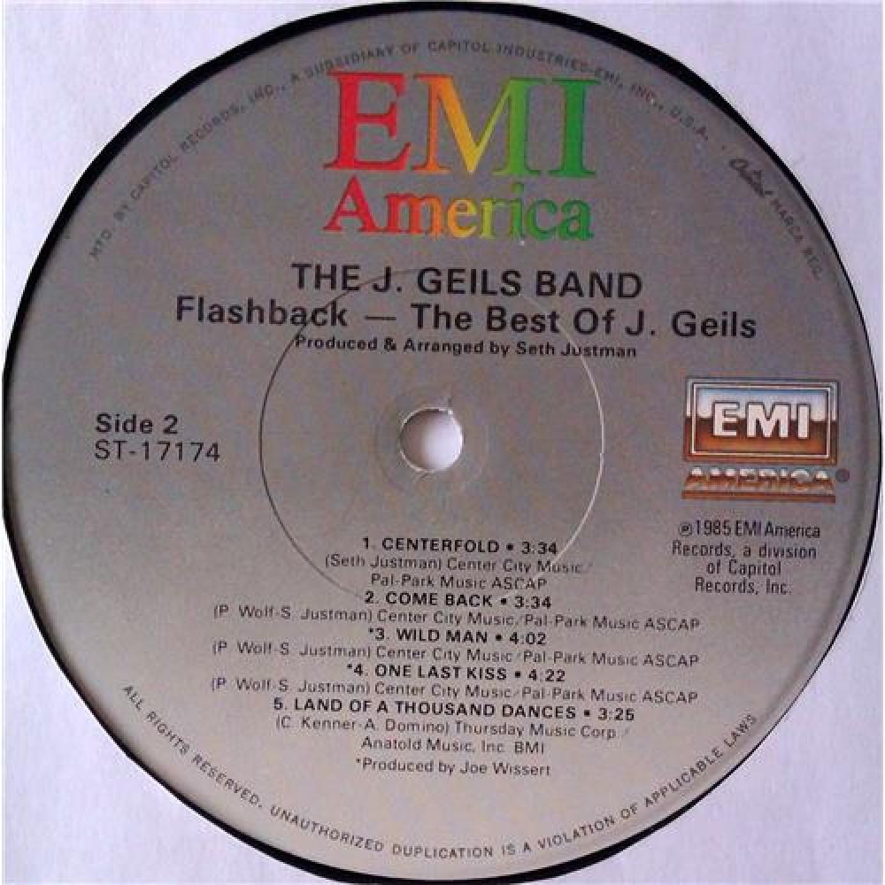 flashback the best of the j. geils band