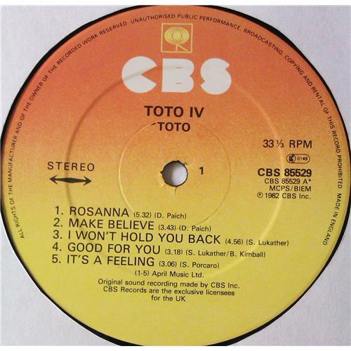 Картинка  Виниловые пластинки  Toto – Toto IV / CBS 85529 в  Vinyl Play магазин LP и CD   05638 4 